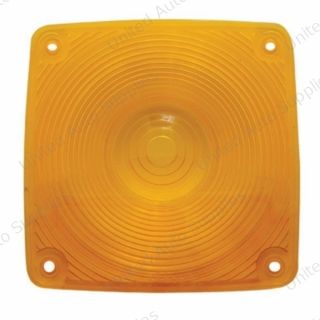 Square Double Face Light Lens - Amber