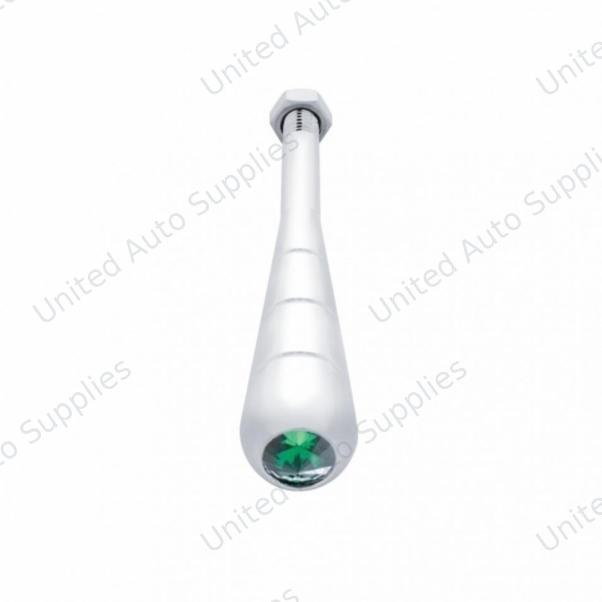 4-3/4" Steering Column Tilt Handle With Green Crystal