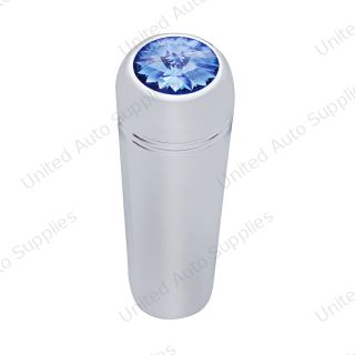 1-7/8" Short Aluminum Toggle Switch Extension With Crystal For Kenworth - Blue Crystal (2-Pack)