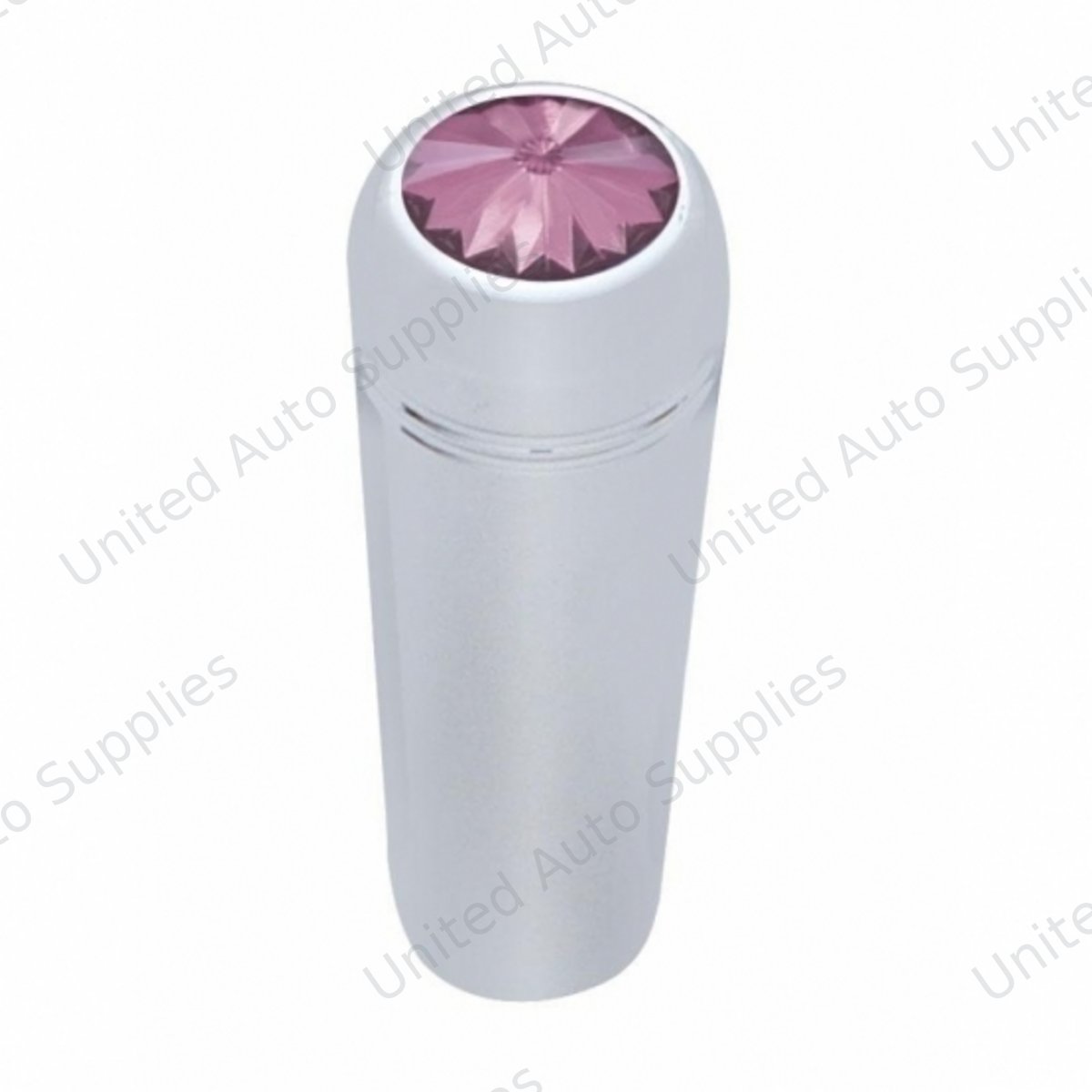 1-7/8" Short Aluminum Toggle Switch Extension With Crystal For Kenworth - Purple Crystal