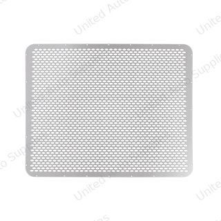 304 Stainless Grille Mesh For Peterbilt 379 With Short Hood - Alternating Oval Holes