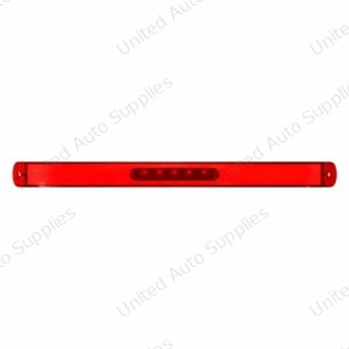 GloLight 28 LED 17" Turn Signal Light Bar - Red LED/Red Lens