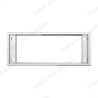 Chrome Plastic A/C Control Dash Panel Bezel For Kenworth W900 (1990-2005) & T800 (1986-2005)