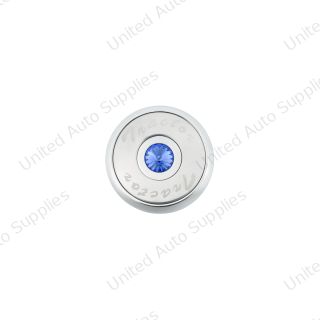 "Tractor" Deluxe Air Valve Knob - Blue Crystal