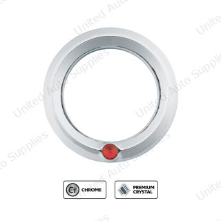 Signature Series Small Gauge Cover For 2006+ Peterbilt -Candy Red Crystal