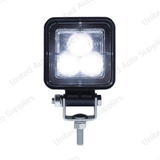 3 High Power 3 Watt LED Square Compact Work Light - Flood Light (Retail)