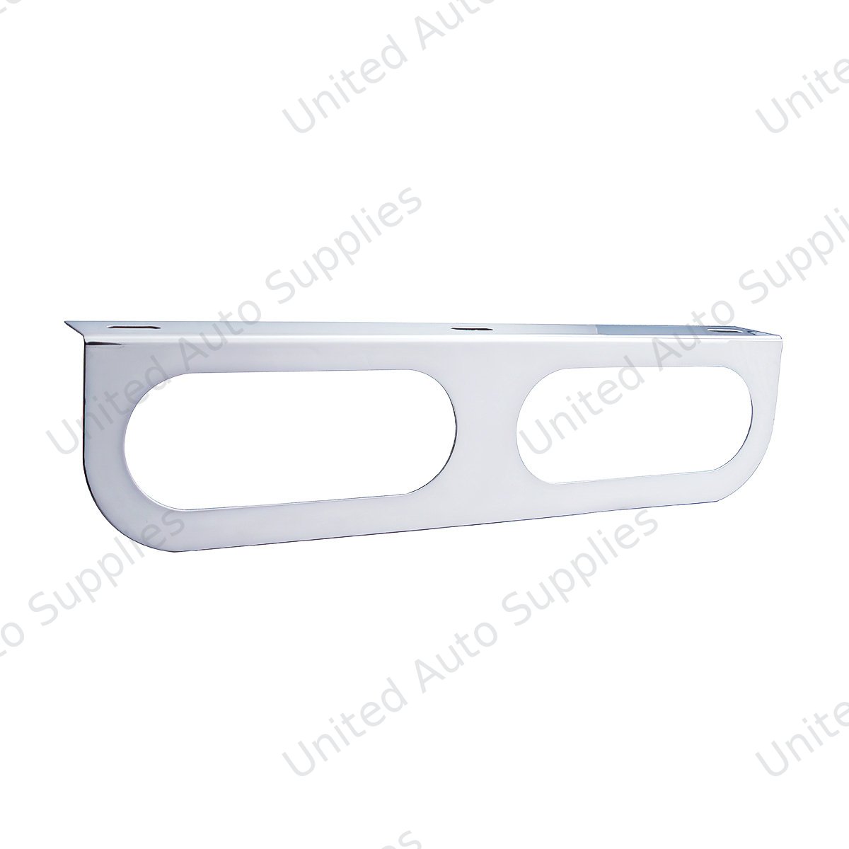 Stainless Light Bracket With 2X Oval Light Cutouts
