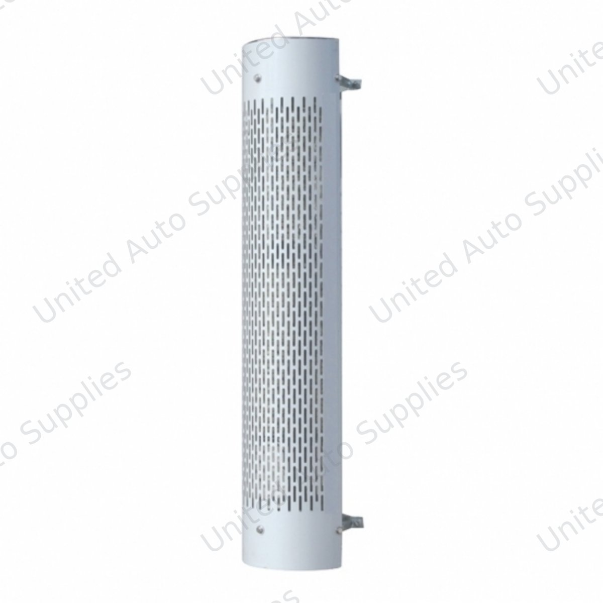 48" Tall 270 Degree Stainless Exhaust Muffler Shield For 9" Diameter Exhaust - Vertical Slot