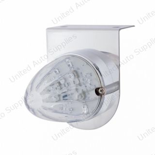 Stainless Light Bracket With 19 LED Watermelon Light - Amber LED/Clear Lens