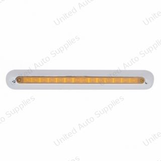 Freightliner 14 LED 12" Mirror Light Bar - Amber LED/Amber Lens