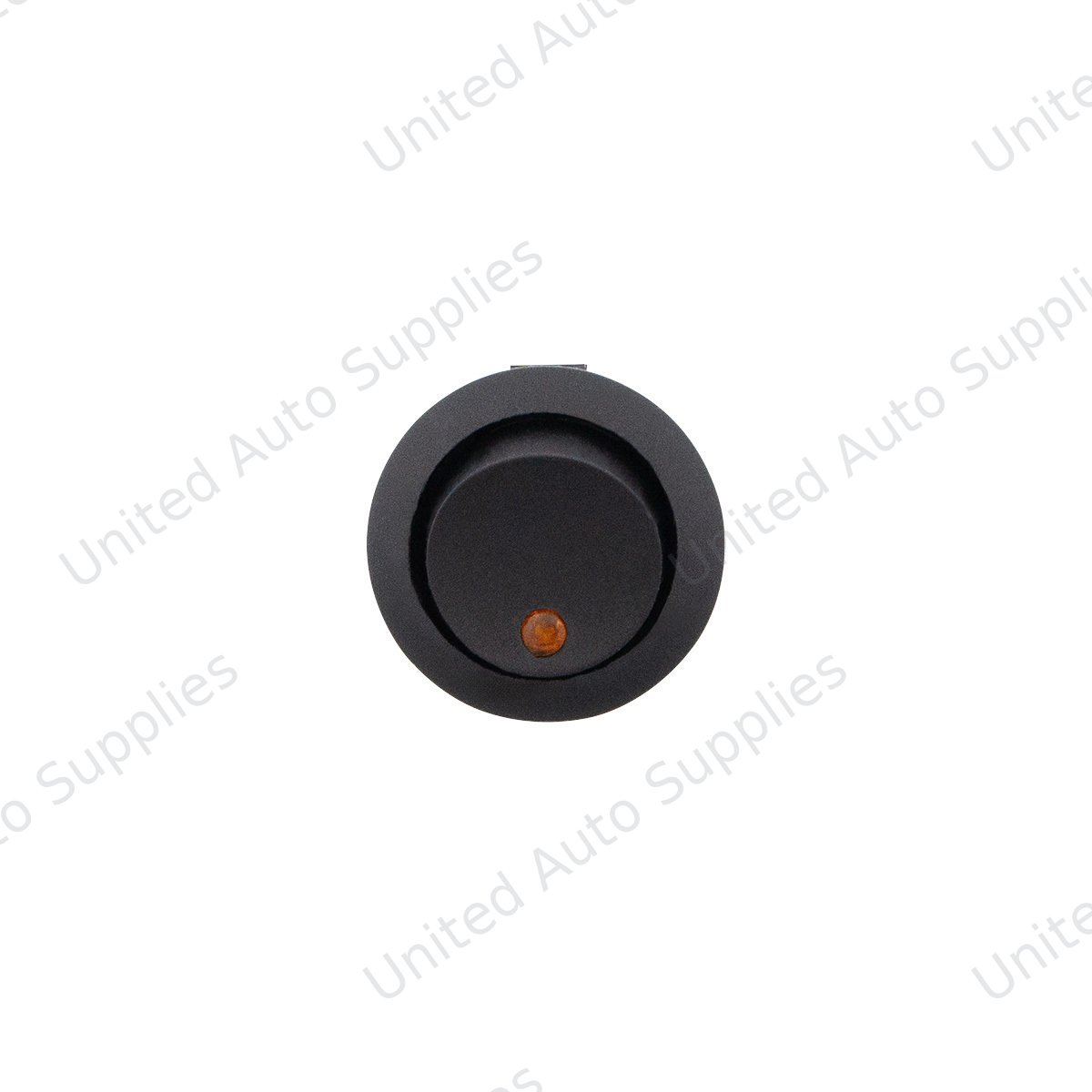 Amber LED Round Rocker 10 Amp 12V On/Off 1/2" Dia. 1 Pc.