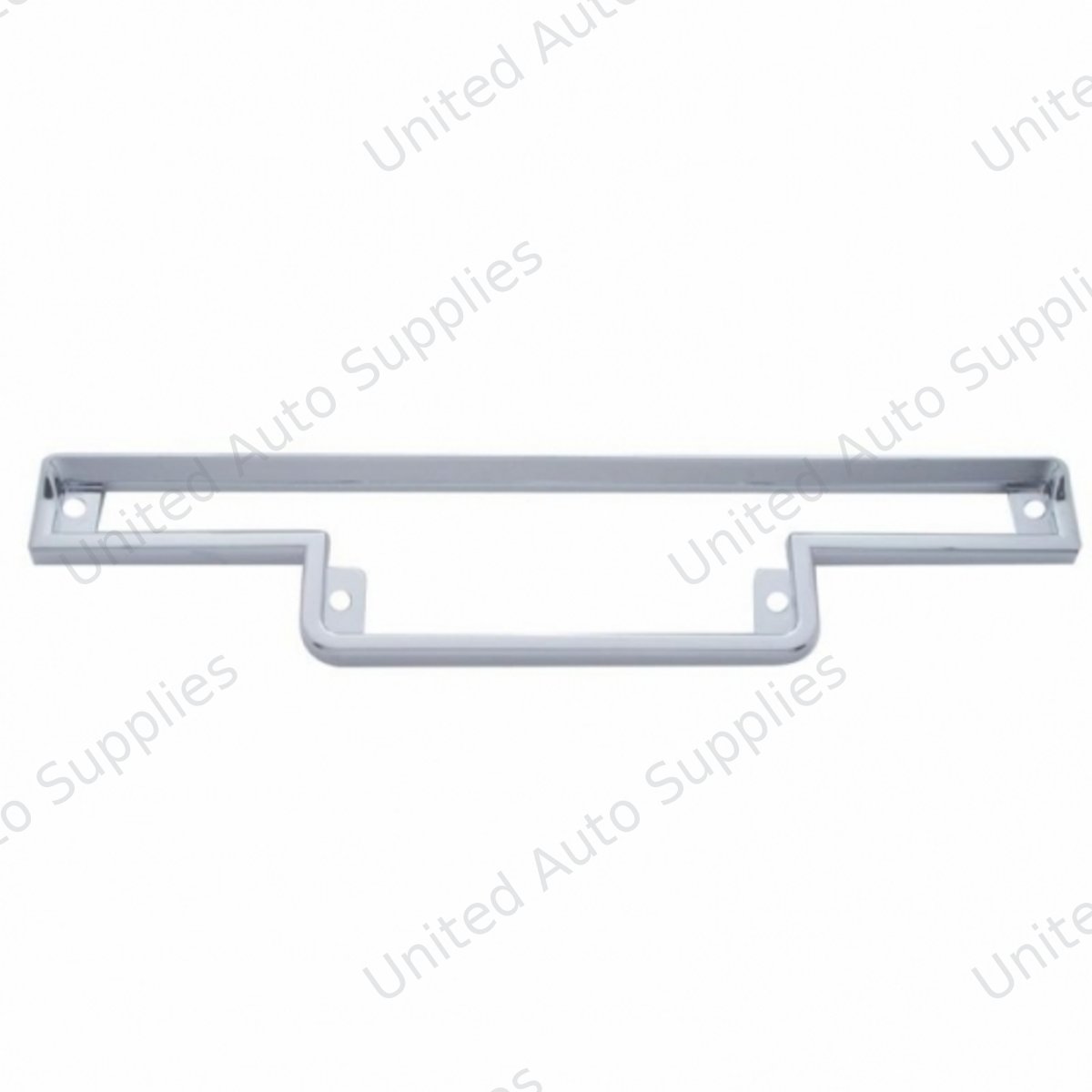 Chrome Plastic Warning Light Panel Bezel With Visor For 1990-2000 Peterbilt 379/378/377