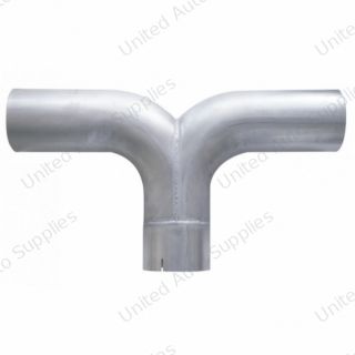 Universal Aluminized 5" Y Pipe - 25" W X 14" L