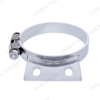 5" Chrome Cab Exhaust Clamp For Peterbilt