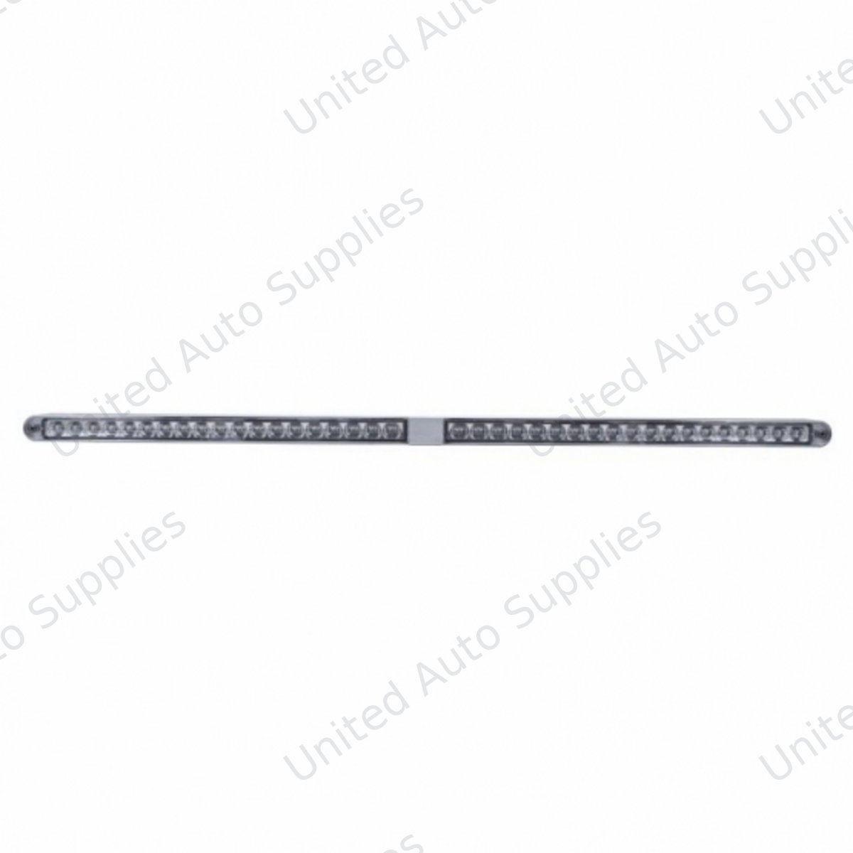 Dual 14 LED 12" Reflector Light Bars With Bezel - Red LED/Clear Lens