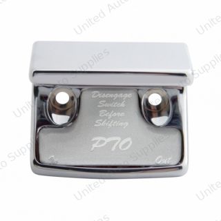 "PTO" Switch Guard With Silver Sticker