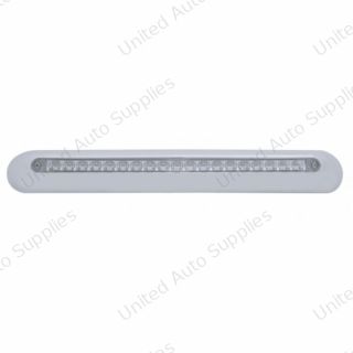 Freightliner 19 LED 12" Mirror Light Bar - Amber LED/Clear Lens