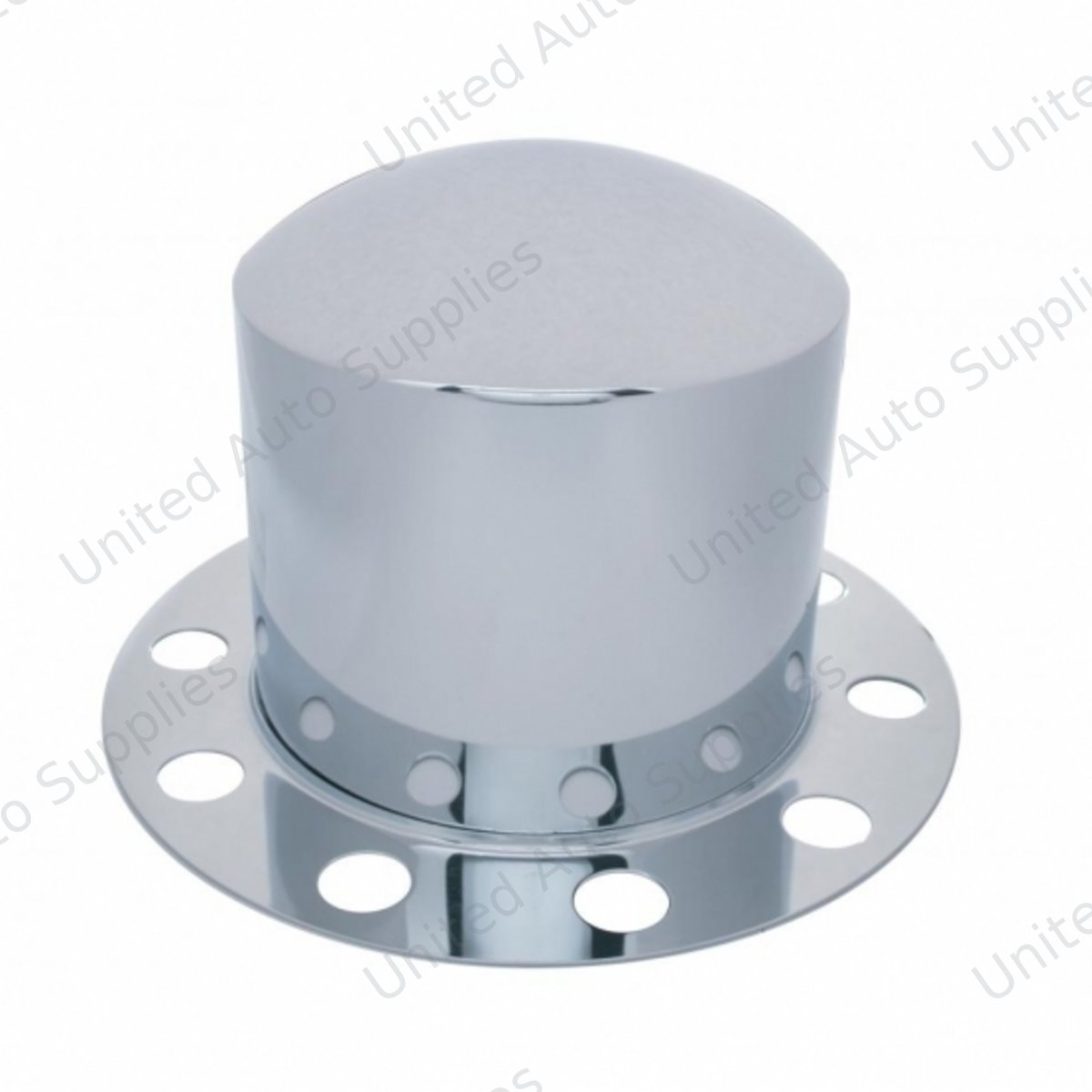 Stainless Dome Rear Axle Cover 2PC Kit For 33mm Nut Cover - Steel/Aluminum Wheel