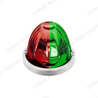 Double Fury 4 LED Dual Function Glass Watermelon Light -Red & Green LED