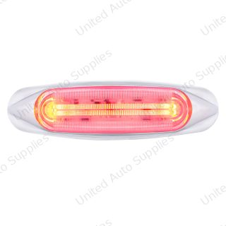 4 LED LIGHTTRACK Light (Clearance/Marker) - Red LED/Clear Lens