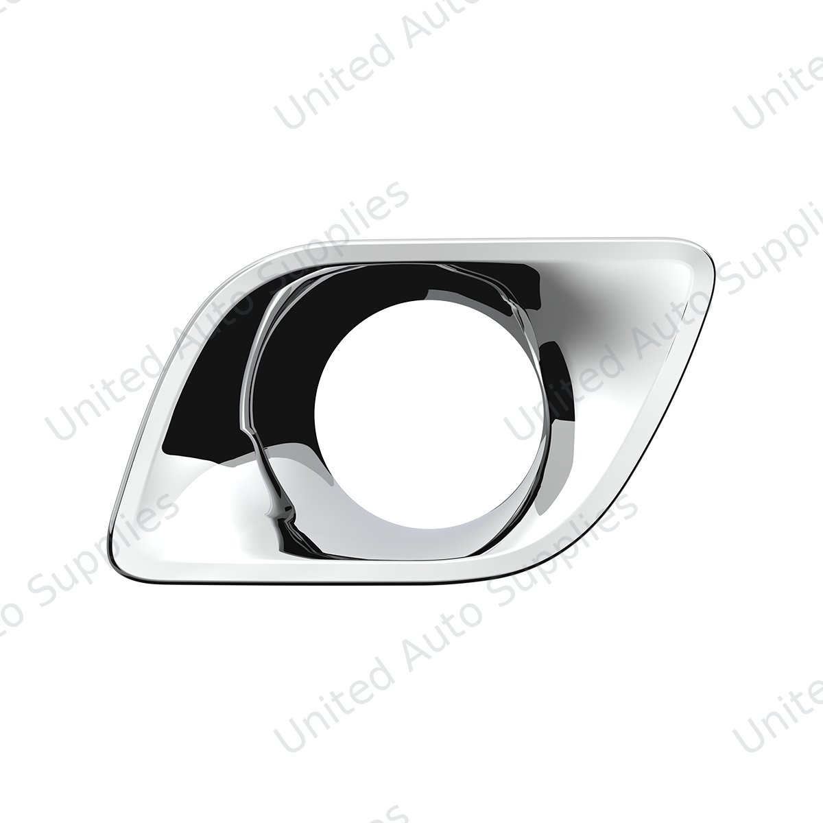 Chrome Plastic Fog Light Bezel For 2013-2021 Kenworth T680-Driver