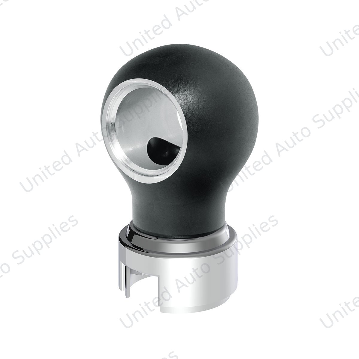 Thread-On Charlotte Gearshift Knob With 13/15/18 Speed Adapter-Matte Black