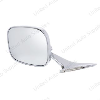 Rectangular Exterior Mirror For 1968-72 Chevy Passenger Car - L/H