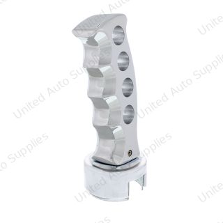 Gatling Style Gearshift Knob With 13/15/18 Speed Adapter - Chrome