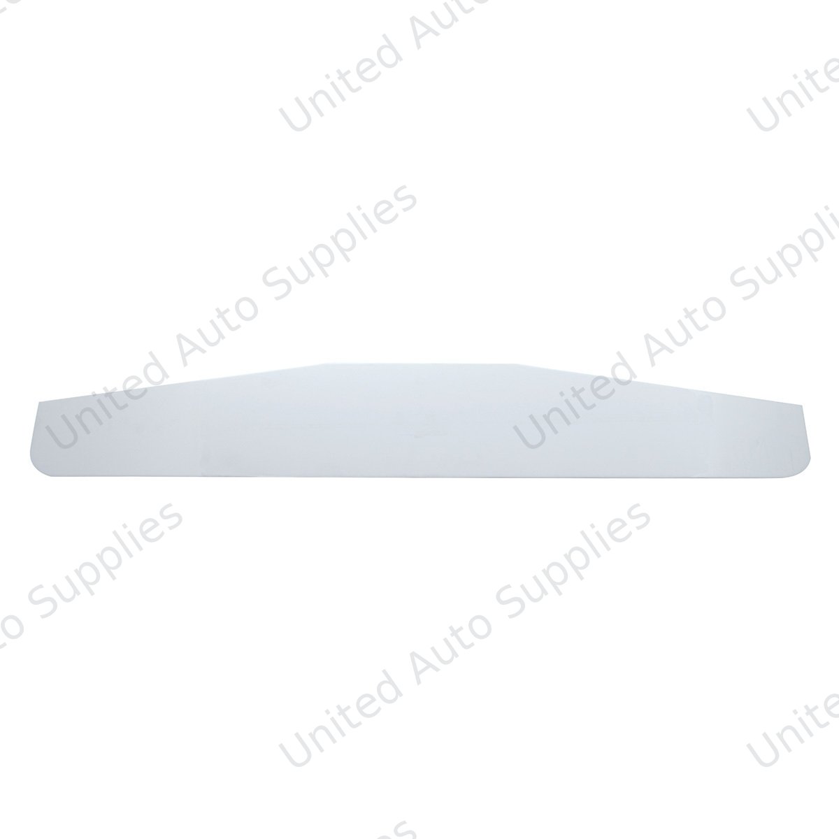 4" X 24" Chrome Standard Bottom Mud Flap Plate - Welded Stud (Card of 2)