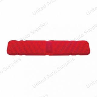 40 LED Rectangular Light (Stop, Turn & Tail) - Red LED/Red Lens