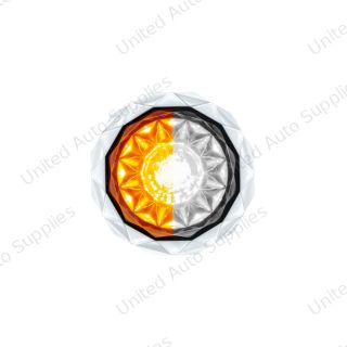Double Fury 4 LED Dual Function 1-1/8" Crystal Watermelon Light-Amber & White LED