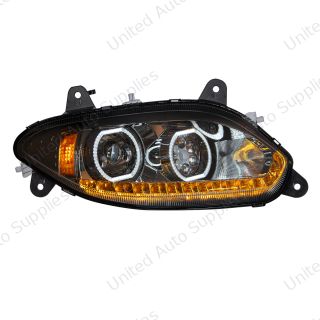Black 17 LED Headlight For 2018-2026 International LT - Passenger