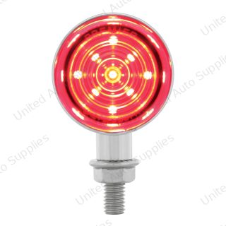 9 LED Mini Bullet Light - Red LED/Red Lens
