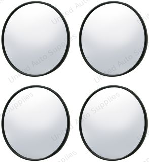 5" Black Smooth Mirror Head For 1947-1972 Chevrolet & GMC Truck (4pcs)