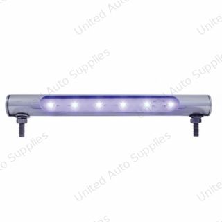 6 LED Stainless Steel Tube Light - Blue LED