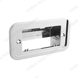 Chrome Plastic Ash Tray Housing For 2005 And Older Peterbilt
