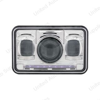 ULTRALIT - 11 High Power LED 4" X 6" Projection Headlight - Low Beam
