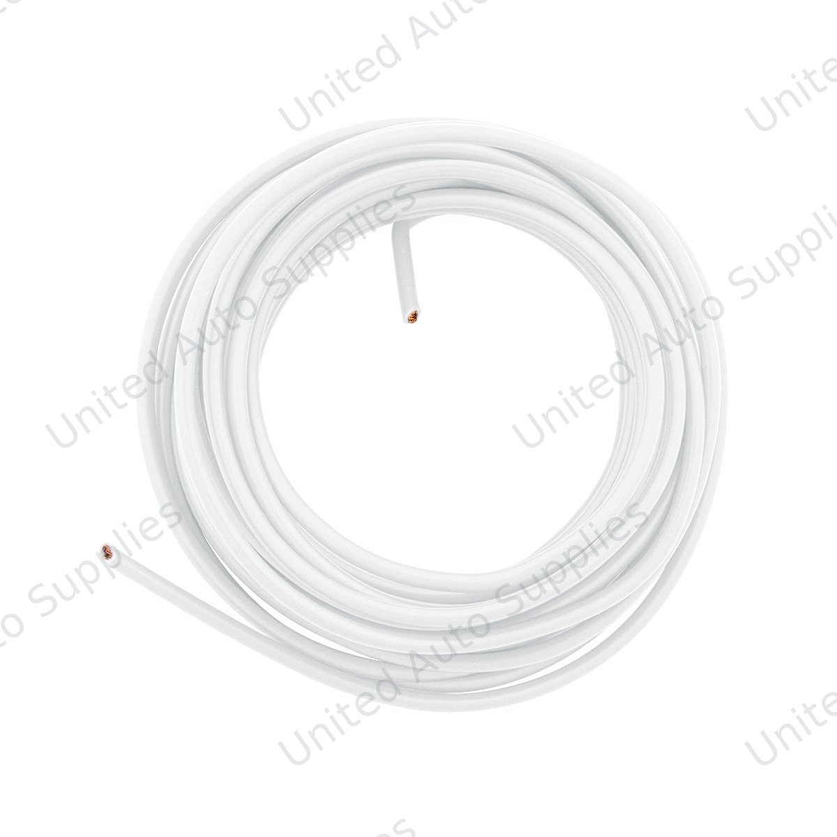 Primary Wire - Rated 80°C 14 AWG, White 15 Ft.