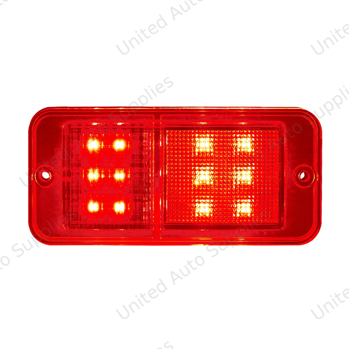 12 LED Standard Style Side Marker For 1968-1972 Chevrolet & GMC Truck-Red