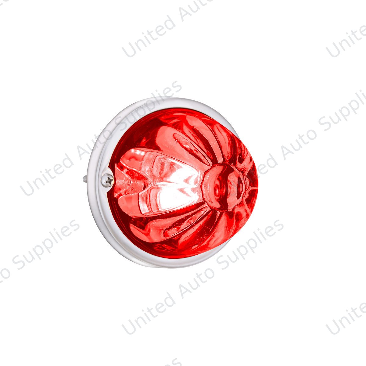 Glass Watermelon Light Kit With 2 LED Light-Red LED/Red Lens