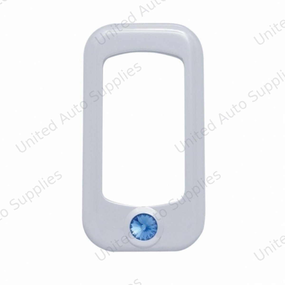 Rocker Switch Bezel For Peterbilt/ Kenworth With Blue Crystal (3-Pack)