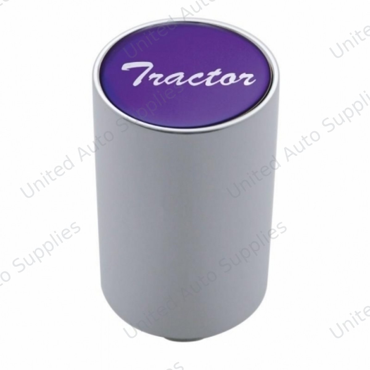 "Tractor" 3" Air Valve Knob - Purple Glossy Sticker