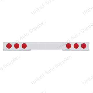 Stainless Steel Light Bar With Six 4" Lights & Stainless Steel Bezel