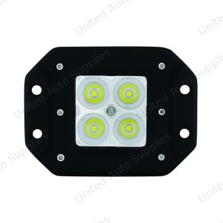 4 High Power LED Flange Mount Work Light - Spot Light
