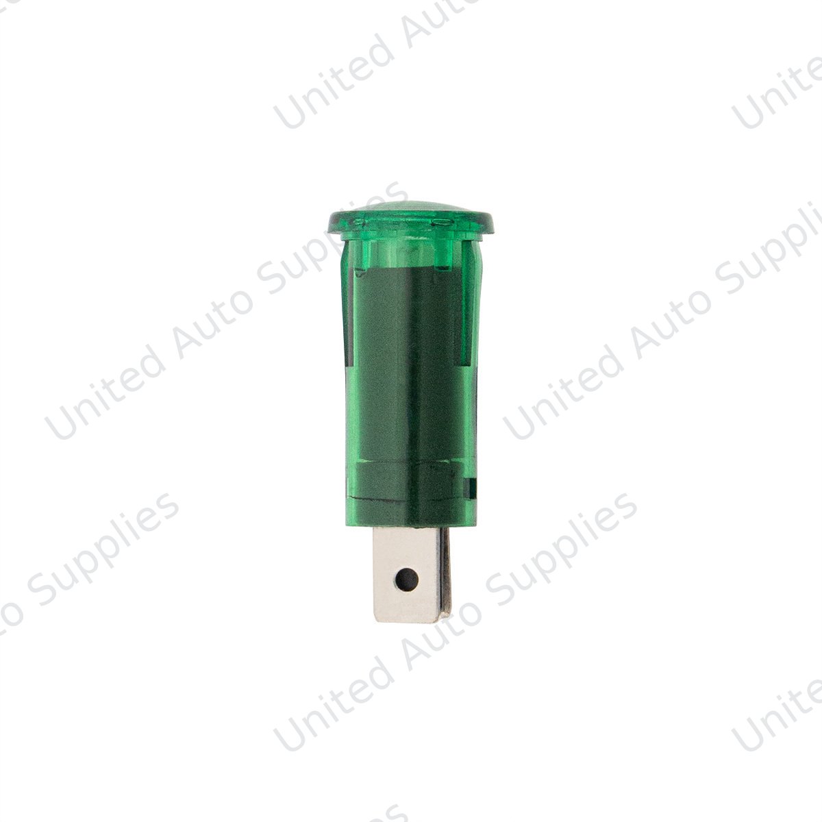 Green Warning Light 16 Amp 12V w/2 Lucar Terminals, 1 Pc.