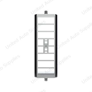 Chrome Plastic A/C Vent For 1989-2010 Freightliner FLD/Classic - Passenger