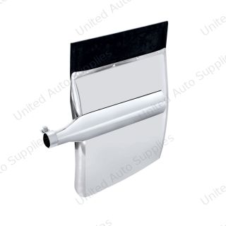 24" X 24" Stainless Quarter Fender Set - Triangle Bracket