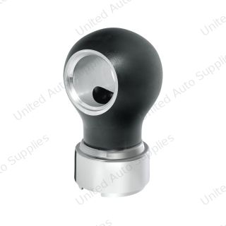 Thread-On Charlotte Gearshift Knob With 9/10 Speed Adapter-Matte Black
