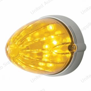19 LED Watermelon Grakon 1000 Flush Mount Kit - Amber LED/Amber Lens