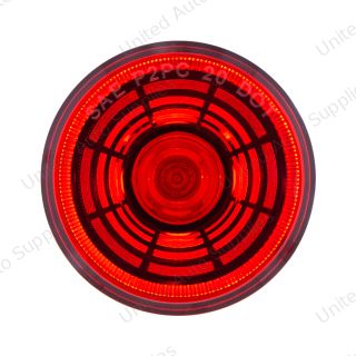 Abyss 4 LED 2.5" Round Clearance/Marker Light - Red LED/Red Lens